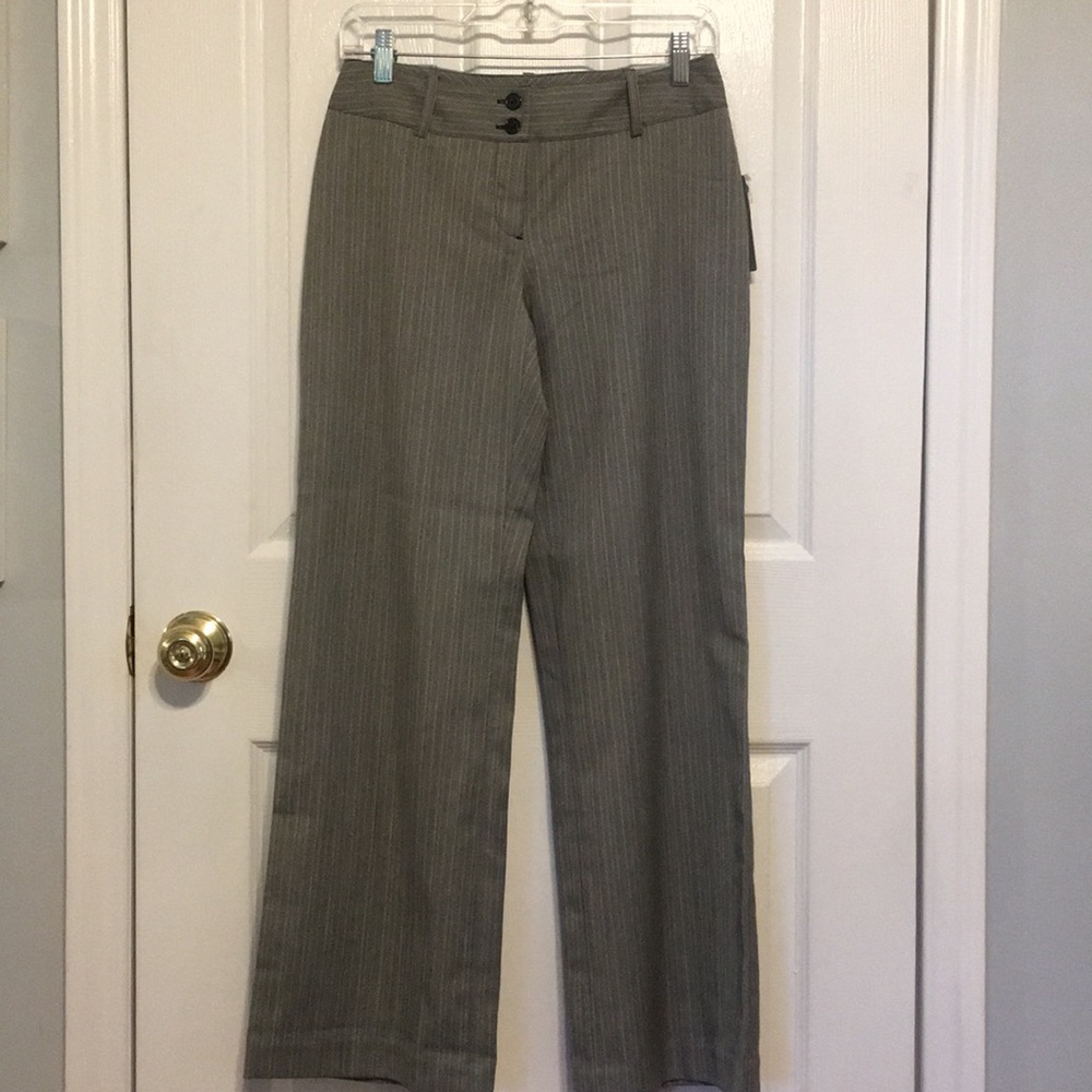 WORTHINGTON PETITE GRAY TROUSERS - Picture 1 of 5